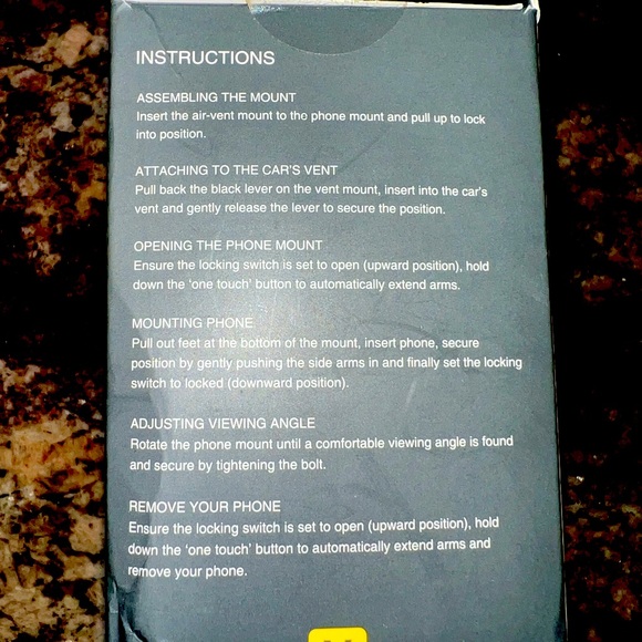 Smartphone Holder IN-VENT PRO NEW Very Nice Cellphone Holder (Universal fit) NIB - Picture 6 of 7